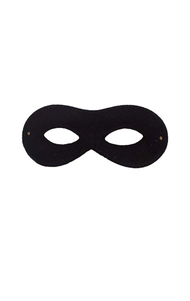 Black Eye Mask Angels Fancy Dress Warehouse