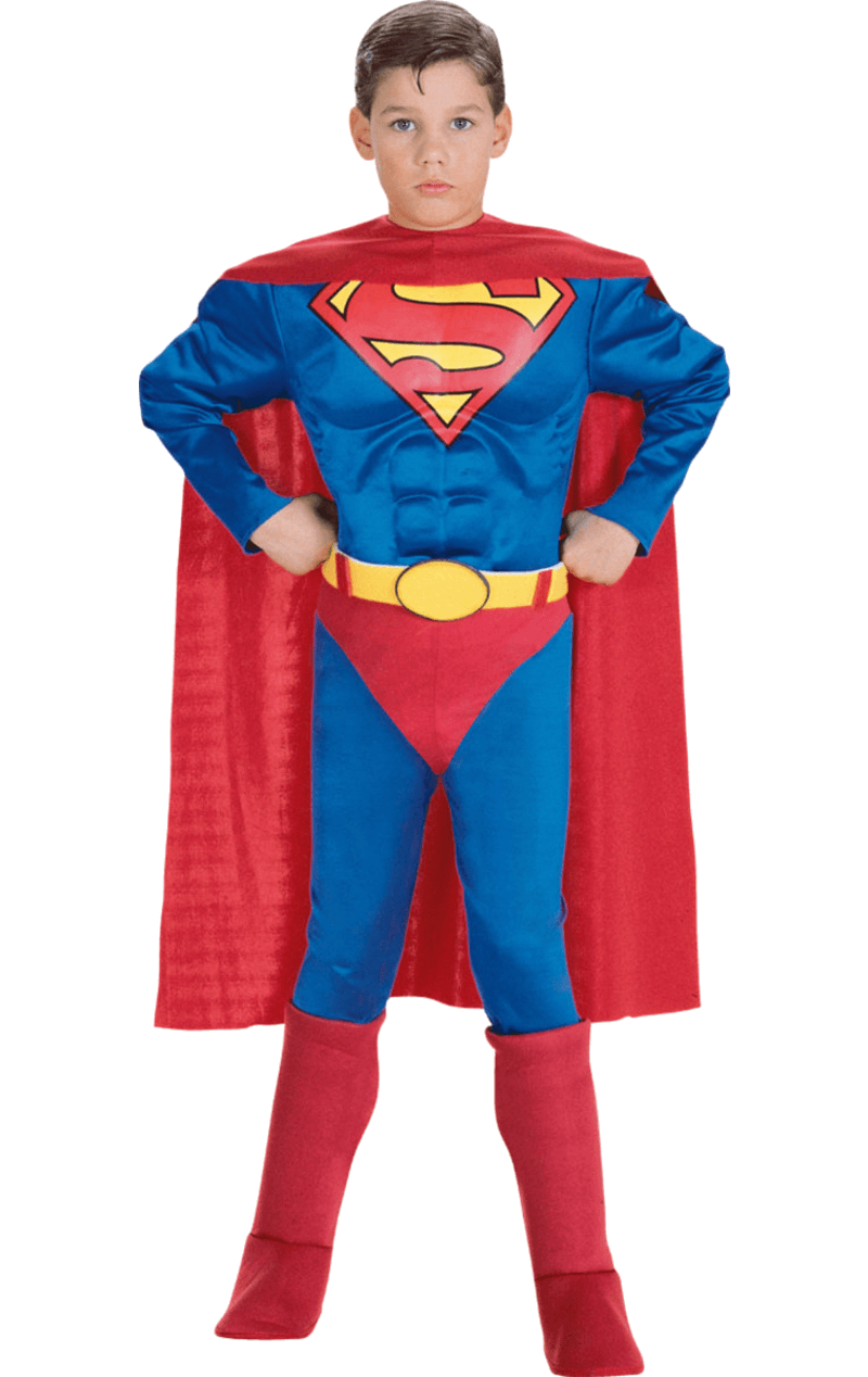 Childrens Muscle Chest Superman Costume